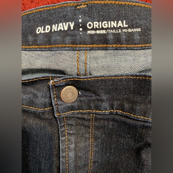 Old navy Women's Dark Blue Jeans Size 14 - Picture 3 of 9